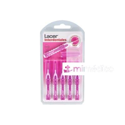 INTERDENTAL LACER ULTRAFINO RECTO ROSA 6UD. LACER