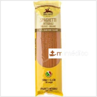 ESPAGUETI DE TRIGO INTEGRAL 500GR. BIO ALCE NERO