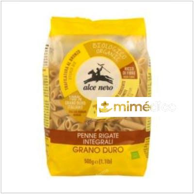 PENNE DE TRIGO INTEGRAL 500GR. BIO ALCE NERO