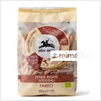 PENNE DE ESPELTA INTEGRAL 500GR. BIO ALCE NERO