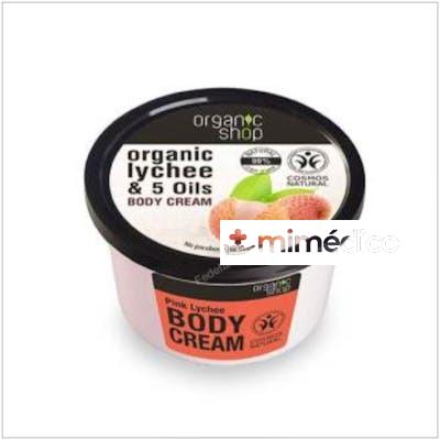 CREMA CORPORAL LICHI ROSA 250ML. ORGANIC SHOP