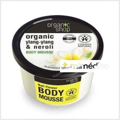MOUSSE CORPORAL FLOR DE BALI 250ML. ORGANIC SHOP