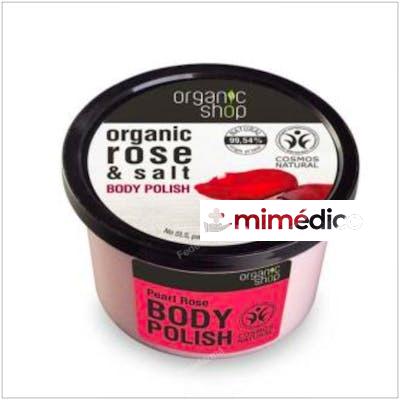EXFOLIANTE CORPORAL ESPUMOSO PERLA ROSA 250ML. ORGANIC SHOP