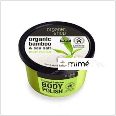 EXFOLIANTE CORPORAL BAMBU TROPICAL 250ML. ORGANIC SHOP