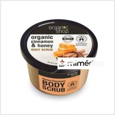EXFOLIANTE CORPORAL MIEL-CANELA 250ML. ORGANIC SHOP