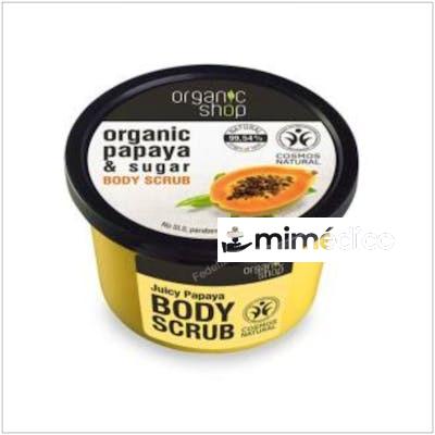 EXFOLIANTE CORPORAL JUGOSA PAPAYA 250ML. ORGANIC SHOP