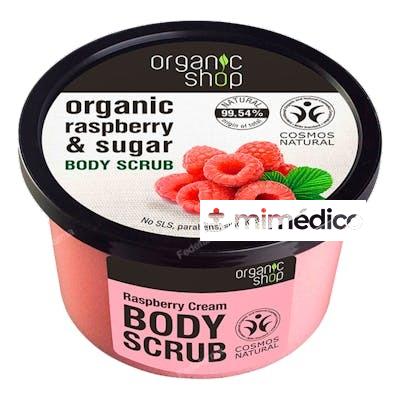EXFOLIANTE CORPORAL CREMA DE FRAMBUESA 250ML. ORGANIC SHOP