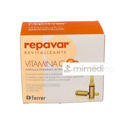 REPAVAR REVITALIZANTE VITAMINA C ACTIVA 20AMP. REPAVAR