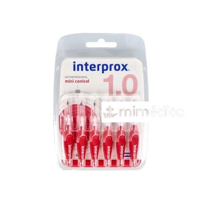 CEPILLO INTERDENTAL INTERPROX 4G MINICONICAL 6UD. DENTAID