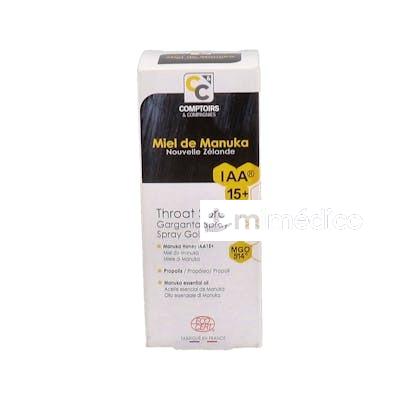 SPRAY GARGANTA MIEL DE MANUKA IAA15+ 25ML. COMPTOIRS & COMPAGNIES
