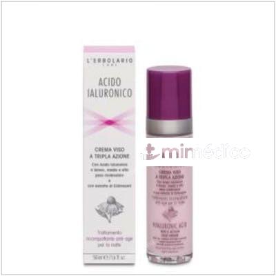 ACIDO HIALURONICO CREMA FACIAL NOCHE ANTIEDAD 50ML L`ERBOLARIO