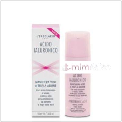 ACIDO HIALURONICO MASCARA FACIAL TRIPLE ACCION 50M L`ERBOLARIO