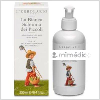 GEL ESPUMA BLANCA NINOS CUERPO CABELLO 250ML. L`ERBOLARIO