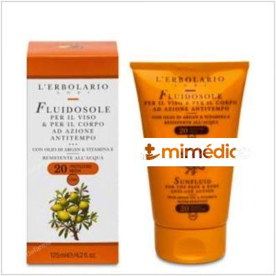 SOLAR FLUIDOSOL CARA CUERPO ANTITIEMPO 125ML. L`ERBOLARIO