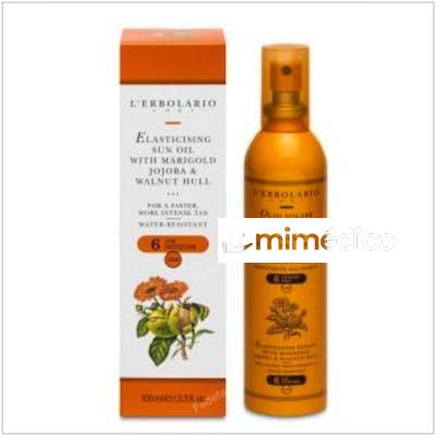 SOLAR ACEITE ELASTICIDAD CALENDULA Y JOJOBA SPF6 L`ERBOLARIO