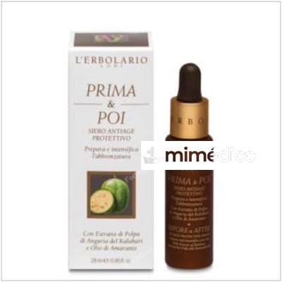 SOLAR ANTES Y DESPUES SERUM ANTIEDAD 28ML. L`ERBOLARIO