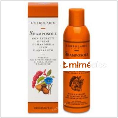 SOLAR CHAMPU EXTRACTO SEMILLAS DE ALMENDRA 200ML. L`ERBOLARIO