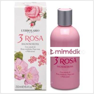 3 ROSAS GEL DE BANO 250ML. L`ERBOLARIO