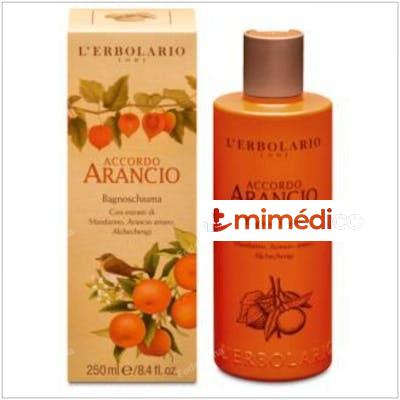 ACCORDO NARANJO GEL DE BANO 250ML. L`ERBOLARIO