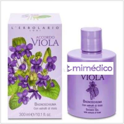 ACCORDO VIOLETA GEL DE BANO 300ML. L`ERBOLARIO