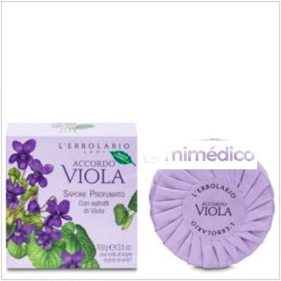 ACCORDO VIOLETA JABON PASTILLA 100GR. L`ERBOLARIO