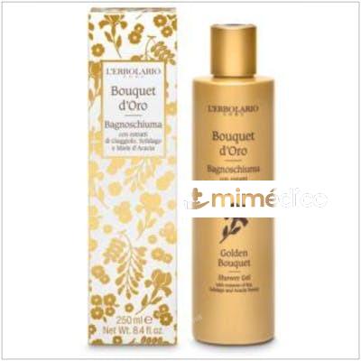 BOUQUET DE ORO GEL DE BANO 250ML. L`ERBOLARIO