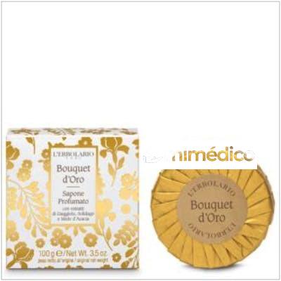 BOUQUET DE ORO JABON PERFUMADO PASTILLA 100GR. L`ERBOLARIO
