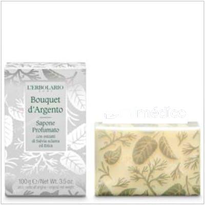 BOUQUET DE PLATA JABON PERFUMADO PASTILLA 100GR. L`ERBOLARIO
