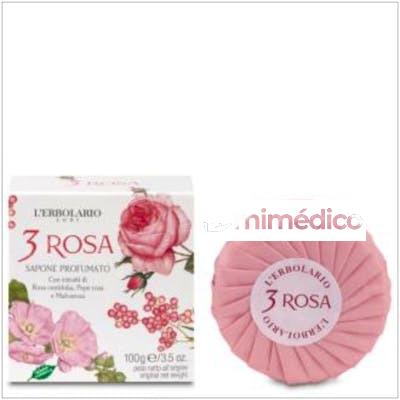 ROSA JABON PASTILLA 100GR. L`ERBOLARIO