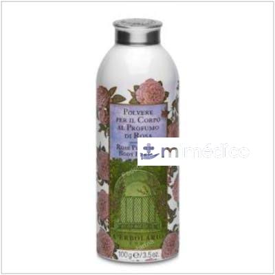 ROSA POLVO PARA EL CUERPO 100GR. L`ERBOLARIO