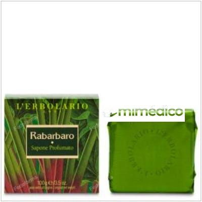 RUIBARBO JABON PERFUMADO PASTILLA 100GR. L`ERBOLARIO