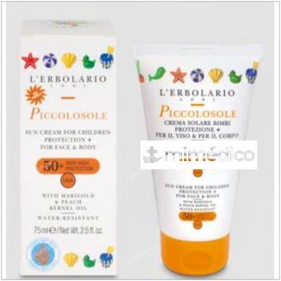 PICCOLOSOLE CREMA SOLAR INFANTIL SPF 50+ 125ML. L`ERBOLARIO