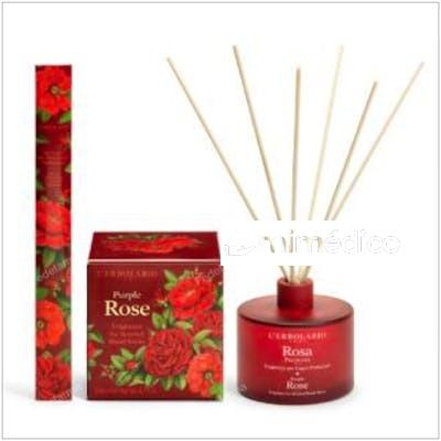 ROSA PURPUREA FRAGANCIA PARA LENOS (MIKADOS) 200ML L`ERBOLARIO