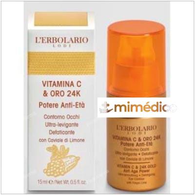 VITAMINA C ORO CONTORNO DE OJOS 15ML. L`ERBOLARIO