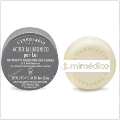 ACIDO HIALURONICO HOMBRE DETERGENTE SOLIDO CARA 60 L ERBOLARIO