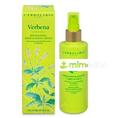VERBENA CREMA CUERPO Y MANOS REVITALIZANTE 200ML. LÂ`ERBOLARIO