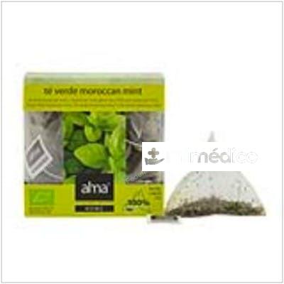 TE VERDE MOROCCAN MINT INFUSION 15PIRAMIDE ECO ALMA HOME