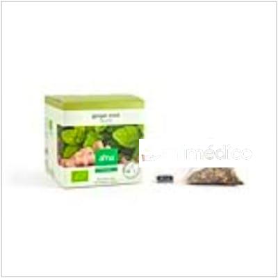 JENGIBRE MENTA INFUSION 15PIRAMIDES. ECO VEGAN ALMA HOME