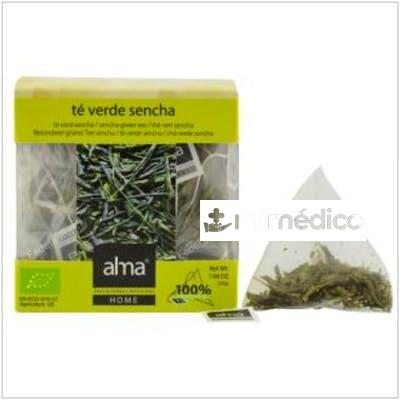 TE VERDE SENCHA INFUSION 15PIRAMIDES. ECO VEGAN ALMA HOME