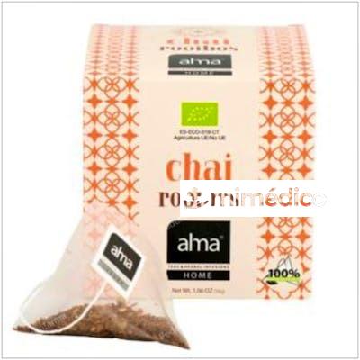 ROOIBOS CHAI INFUSION 15PIRAMIDES. ECO VEGAN ALMA HOME