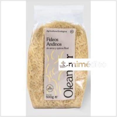 FIDEOS ANDINO DE ARROZ Y QUINOA 500GR. OLEANDER
