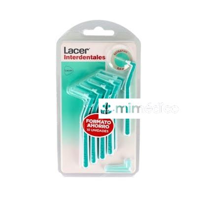 INTERDENTAL LACER EXTRAFINO ANGULAR TURQUESA 10UD. LACER