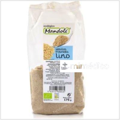 SEMILLAS DE LINO TRITURADO 175GR. BIO MANDOLE