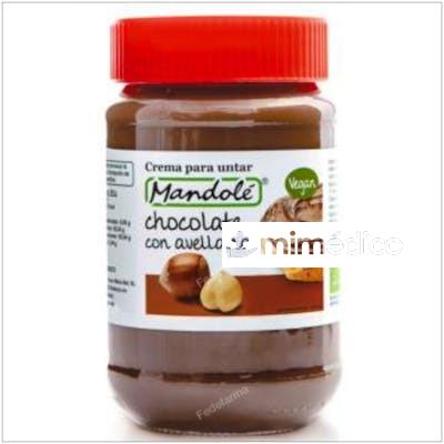 CREMA DE CACAO CON AVELLANA 375GR. BIO MANDOLE