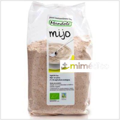 PURE DE MIJO INSTANTANEO POLVO 250GR. BIO MANDOLE