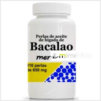 ACEITE DE HIGADO DE BACALAO 650MG 110PERLAS. MENSAN