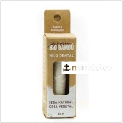 HILO DENTAL SEDA NATURAL CON CERA VEGETAL 30METROS BIOBAMBU