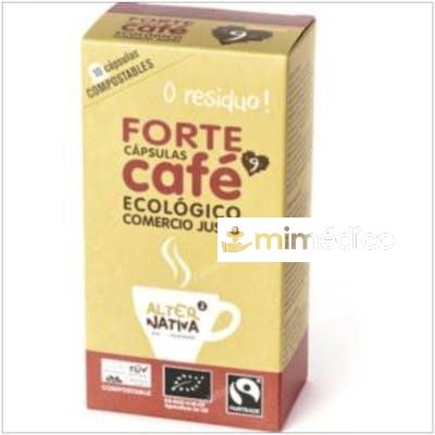 CAFE FORTE 10CAPSULAS BIODEGRADABLES ECO ALTERNATIVA 3