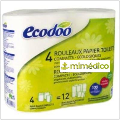 PAPEL HIGIENICO COMPACTO 4UD. ECODOO