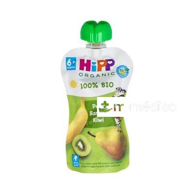 POUCHES DE KIWI PERA Y PLATANO BEBIBLES 100GR. BIO HIPP